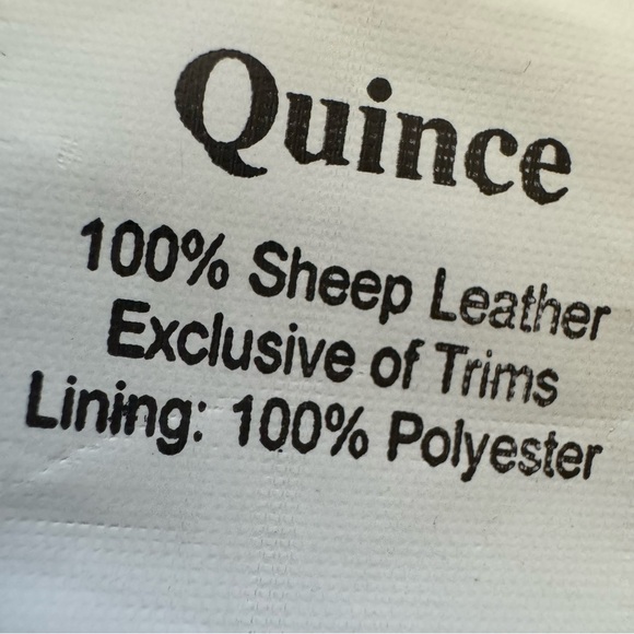 Quince Black Genuine Leather Moto Jacket
Size Medium - Picture 11 of 12